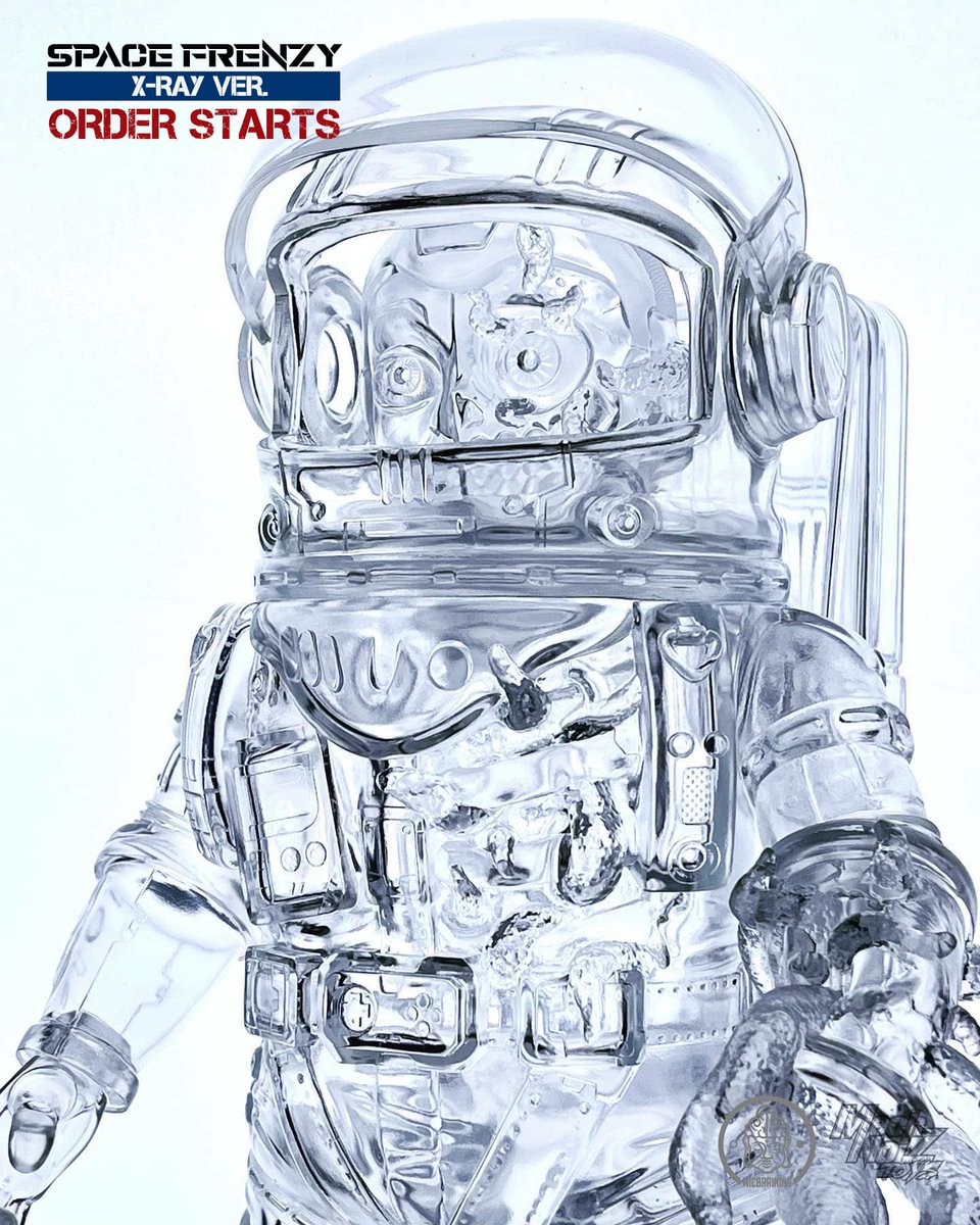 toysrevil's tweet photo. #TOYSREVILTOYTWEETS: X-Ray version SPACE FRENZY from #micbraining x #mechnoiztoys @AaronKaos216 has opened for preorders.

- Stands 28cm tall
- 10 points articulation
- US$168 each + Shipping
- Limited to only 28 sets
(+) https://t.co/UZxqDxz2Cq