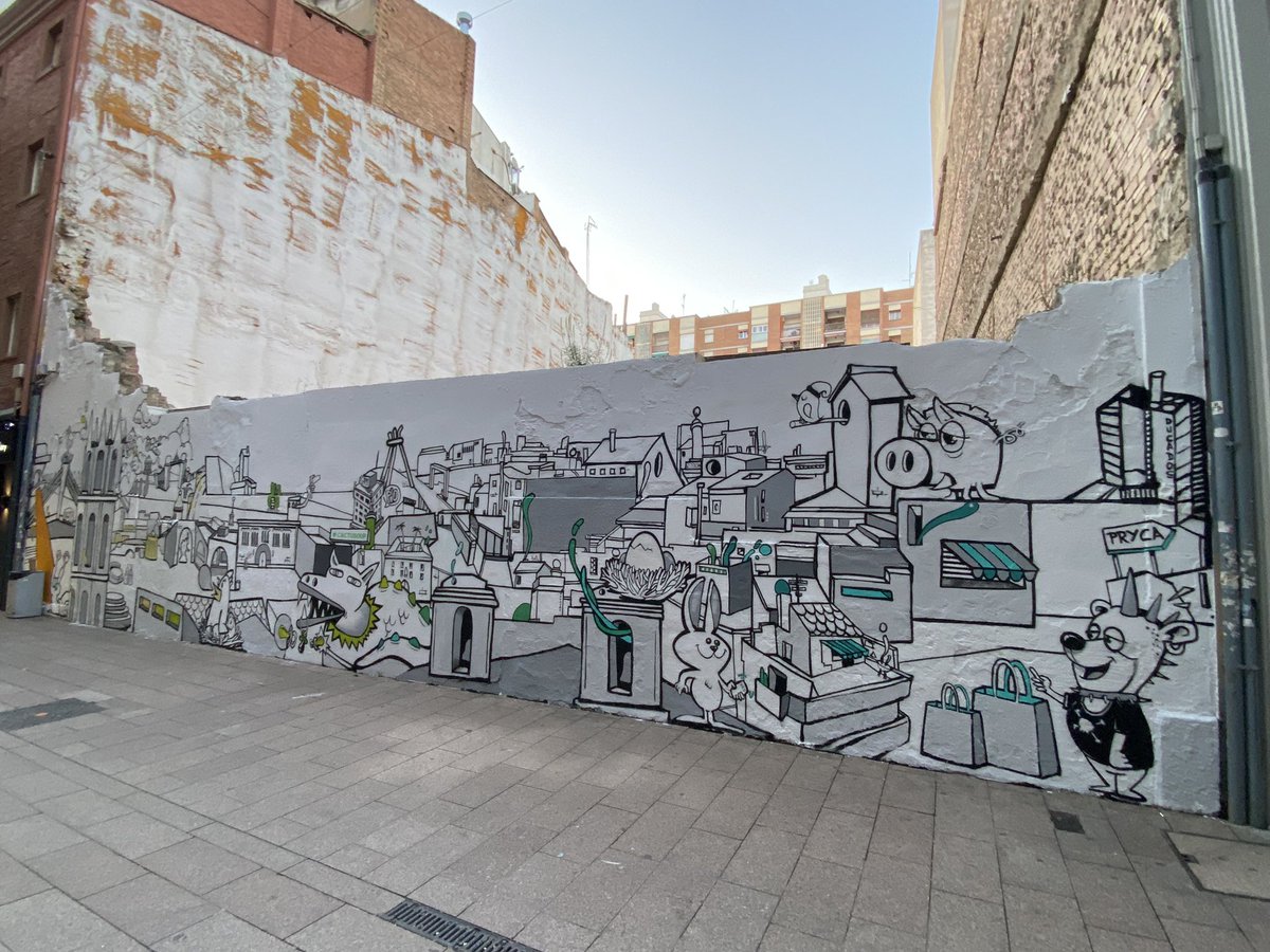 jldgp's tweet image. Nou mural al carrer Sant Antoni de #Lleida @postudelleida #lleidatanament #comparteixlleida
