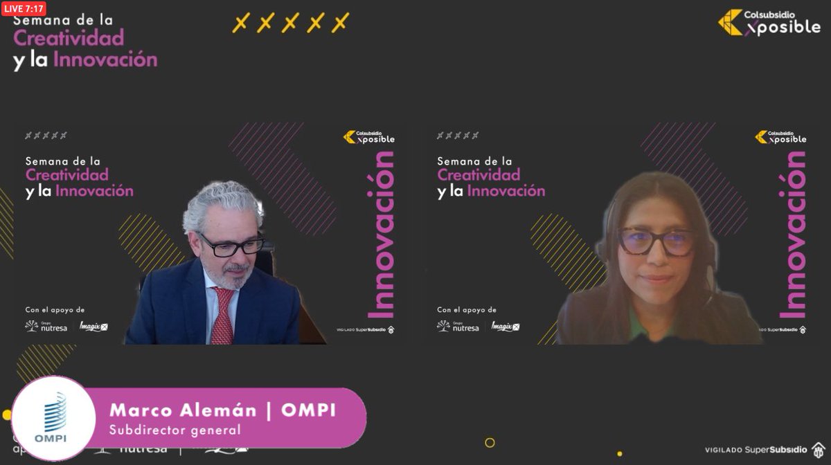 lorena_rleon's tweet photo. Un honor discutir con @marcoaleman las oportunidades para impulsar la innovación en #Colombia 🇨🇴y fomentar la creatividad y el emprendimiento en todos los niveles de la sociedad, durante la Semana de la Creatividad y la Innovación de @Colsubsidio_Ofi !
@GI_Index, @Grupo_Nutresa https://t.co/oH29tZKeDM