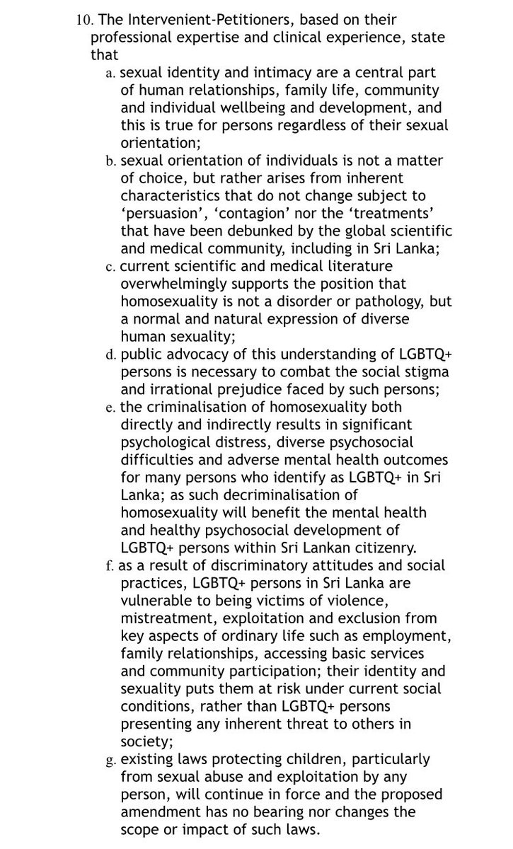 agalappatti's tweet photo. Today, senior psychiatrists, psychologists and I filed an intervening petition before the Supreme Court of Sri Lanka in support of the PENAL CODE (AMENDMENT) 2023 Bill to decriminalise homosexual relations. 1/n https://t.co/eJ1M1pf5zX