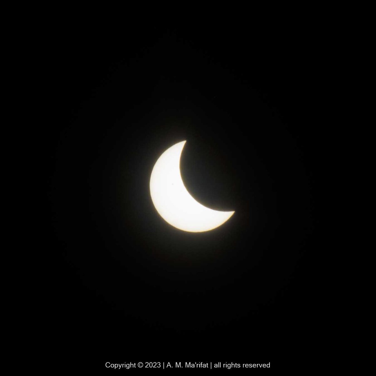 The Eclipse

Taken at Sleman, Yogyakarta with Nikon D7200 paired with Sigma APO 50-150mm F2.8 EX DC OS HSM.

#Eclipse2023 #SolarEclipse #GerhanaMatahariHibrida #GerhanaMatahari