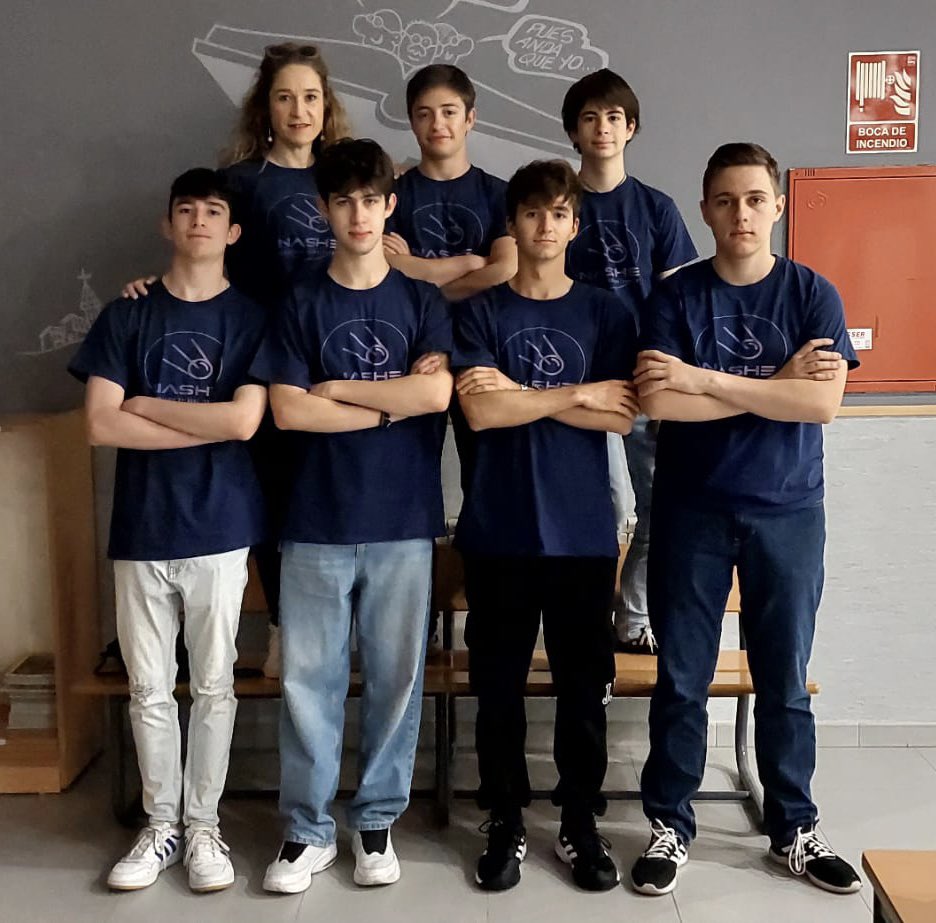 El equipo Nashe preparado para la aventura <a href="/CanSatSP/">CanSat España</a> <a href="/EseroSp/">ESERO Spain</a> <a href="/ForgesIes/">IES_AntonioFraguas_Forges</a> #cansat2023 #nashe