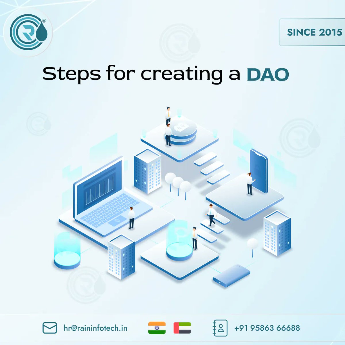 mehul__akbari's tweet image. A decentralized Autonomous Organization is a community-led entity with no central authority. It is fully autonomous and transparent: smart contracts lay the foundational rules and execute the agreed-upon decisions.
#raininfotech #dao #daodevelopment #daotoken #daovision