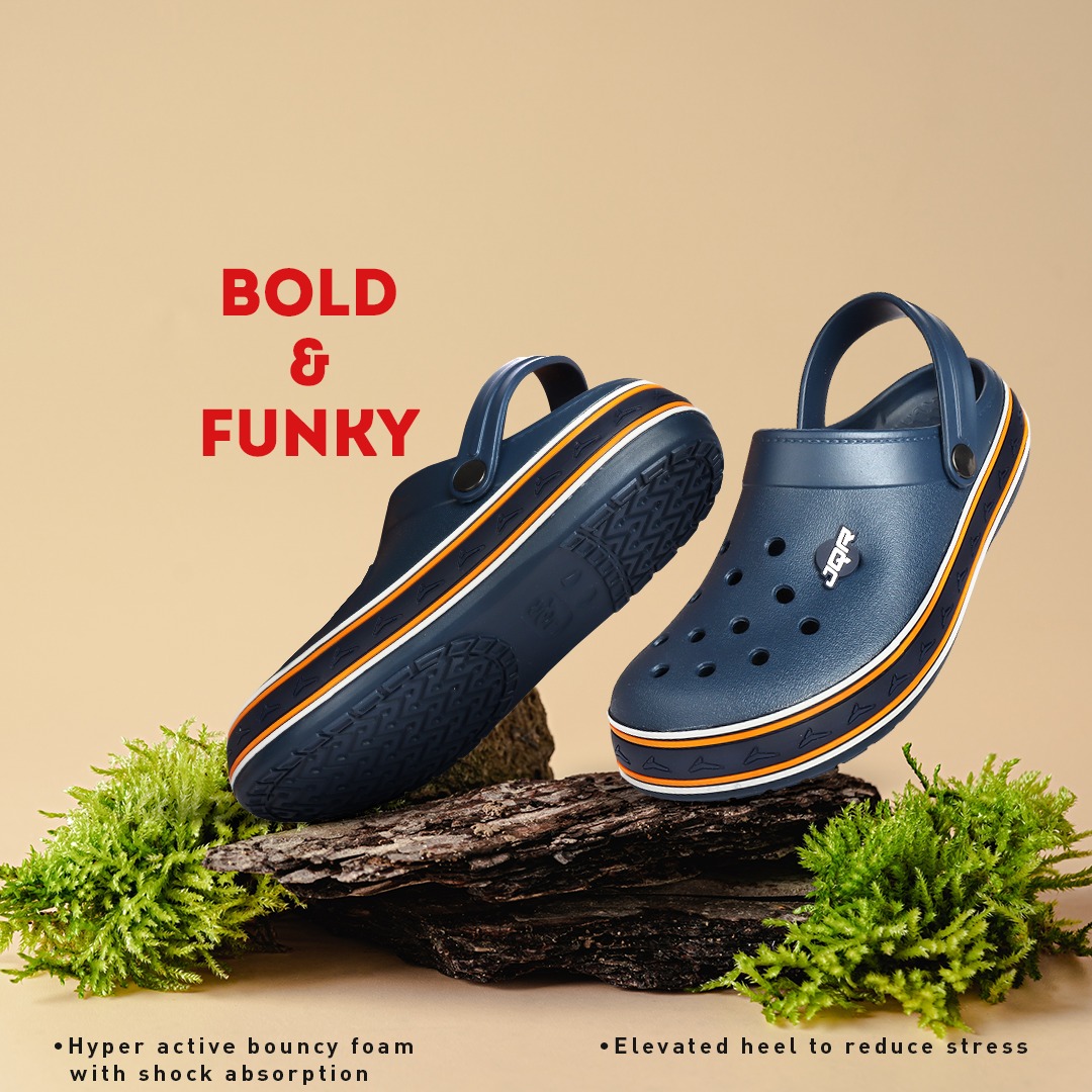 SportsJqr's tweet photo. Experience ultimate flexibility & support with the flexible sole & lightweight construction of these #JQRClogs
Bold in build & funky in style, your footwear will definitely be a fashion statement wherever you go.
#JQRSports #thursdayvibes #SummerVibes #footwear https://t.co/Lo1B48ujuS
