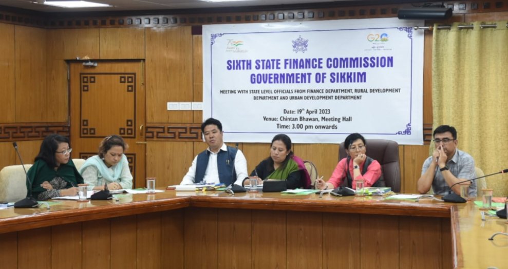 <a href="/PRIA_India/">PRIA India</a> supporting 6th SFC, Sikkim. Day 3, 2nd consultation with State officials of Finance, UDD, RDD, organised to discuss state of devolution, financial health of local bodies and other key issues for consideration by 6th SFC.