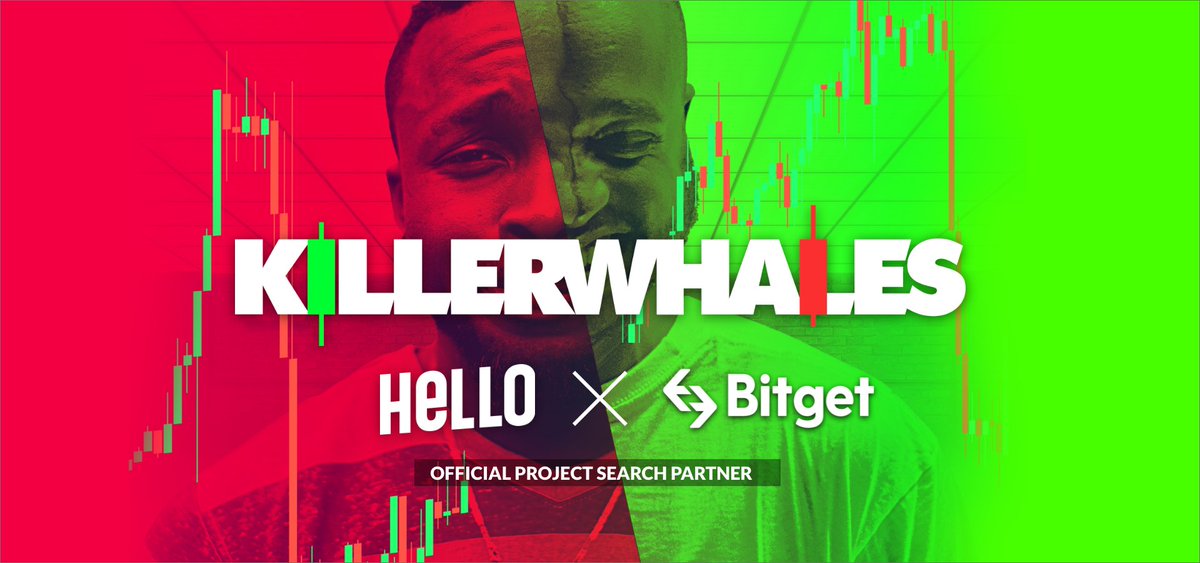 thehellolabs's tweet photo. OFFICIAL: One of the World's biggest crypto exchanges @bitgetglobal has partnered with HELLO Labs as an Official Project Search Partner for upcoming TV show, Killer Whales.

Bitget's user base and reach in Asia will go a long way to ensuring that Killer Whales is a truly global show. 

#killerWhalesTV $HELLO