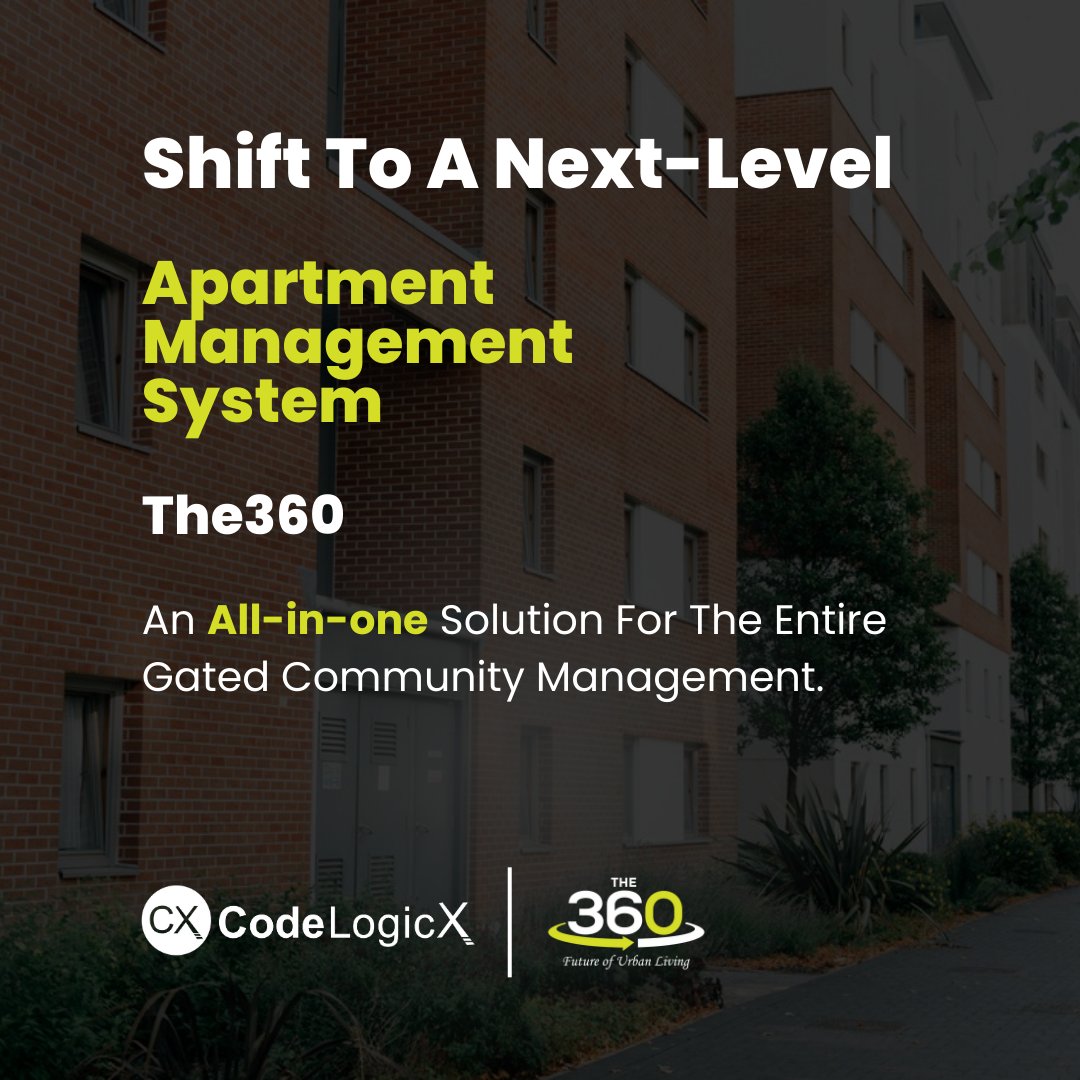Revolutionize apartment management with The360 – the ultimate all-in-one solution for gated community management.

Visit: the360.in

#Codelogicx #codelogicxservices #clientdiaries #clientstories #the360living #the360 #the360app #housingmanagement  #apartmentliving