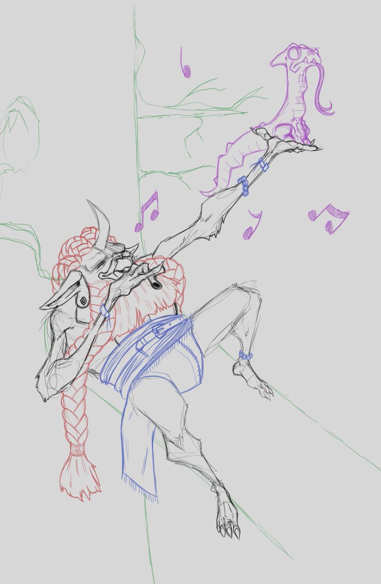 Concepts for a race of Fae Like Bugaboo folk, as a player race for a setting I am making. Still in the early stages, but I like where they are going.