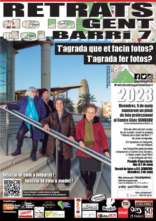 RetratsDelBarri's tweet photo. @artneutre Moltes gràcies per seguir-nos. 
Segur que us interesa per la vostra agenda
Inscripció a https://t.co/0FQbiCto0C 
Organitza: @Quei15bcn 
Patrocinadors: Botigues del Barri El Parc i la Llacuna, @parcsandaru @Kitoli @Foto_K https://t.co/2C720Dixf6