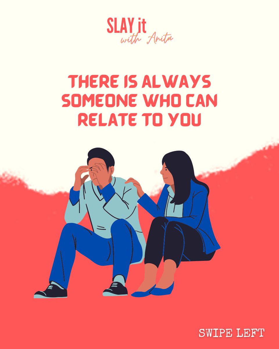 usernameanitaa's tweet image. Many times, we find ourselves feeling alone, battling our emotions and thoughts in the hopes of finding solutions to our problems.  DM if it helped ease your thoughts in any way!
#MindStream #SlayItWithAnita #Emotion #Solutions #Friend #Mentor #RightDirection #Trust #Guidance