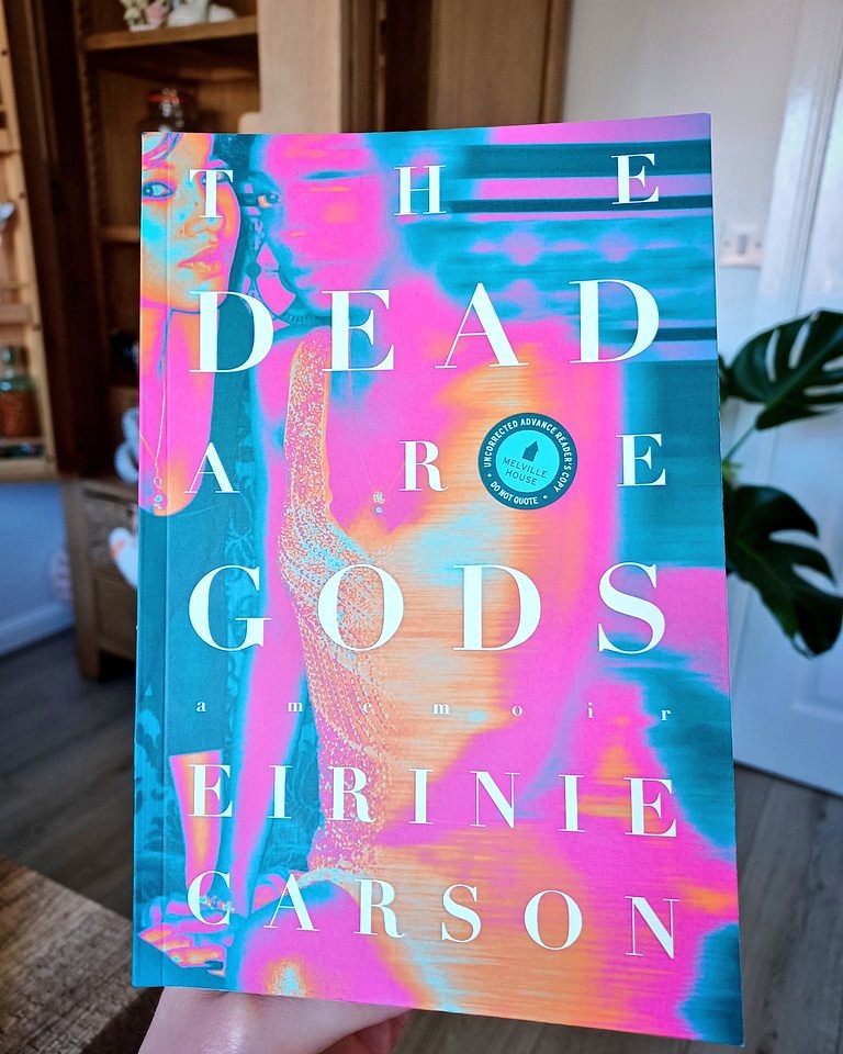 📚🧚🏻♀️ Shelflyfe 🏳️🌈💕 (@shelf_lyfe_) on Twitter photo Today is my spot on the blogtour for #TheDeadAreGods by <a href="/Eirinieee/">Eirinie Carson</a> 🩷🧡💚
Thank you to <a href="/NikkiTGriffiths/">Nikki Griffiths</a> and <a href="/melvillehouse/">Melville House</a> for sending me a copy of this absolutely stunning and moving memoir 💔
Full review: 📸instagram.com/p/CrPwglQojV2/…
#BookRec #BookReview #BookBoost #booktwt Today is my spot on the blogtour for #TheDeadAreGods by <a href="/Eirinieee/">Eirinie Carson</a> 🩷🧡💚
Thank you to <a href="/NikkiTGriffiths/">Nikki Griffiths</a> and <a href="/melvillehouse/">Melville House</a> for sending me a copy of this absolutely stunning and moving memoir 💔
Full review: 📸instagram.com/p/CrPwglQojV2/…
#BookRec #BookReview #BookBoost #booktwt