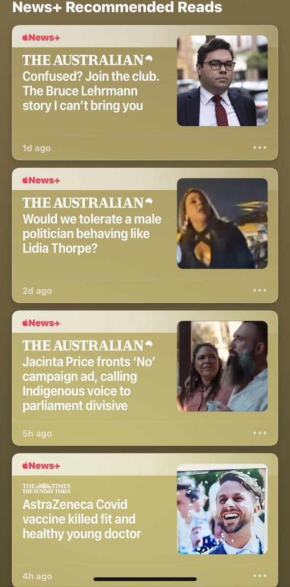 ZayneReads's tweet photo. Wow, The Australian’s really pushing every right-wing button today. 🙄 https://t.co/mPYkyXKTea