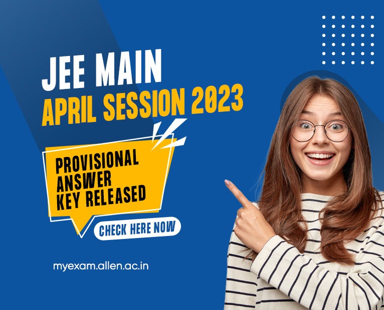 ALLENkota's tweet image. #JEE2023Update
JEE Main April Session 2023 Provisional Answer Key Released, Check Here Now: myexam.allen.ac.in/jee-main-april…
#JEE2023 #JEEMain2023 #Session2 #ProvisonalAnsweKey #AnswerKey #ALLENKota #KotaCoaching