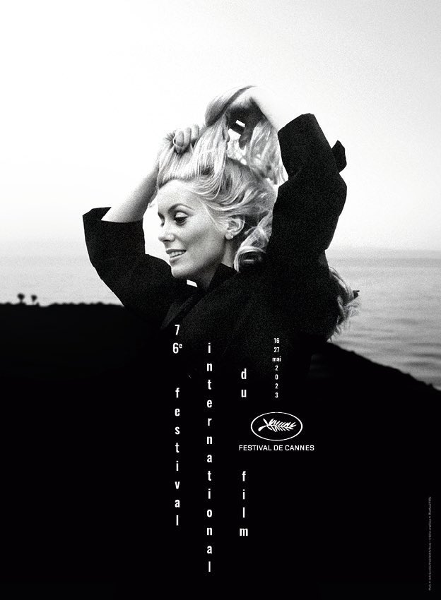 PavageauSophie's tweet image. #CatherineDeneuve sublime, élégante. 
Cette affiche du 76 eme festival de Cannes🤩 #cinema @Festival_Cannes #7art @villecannes