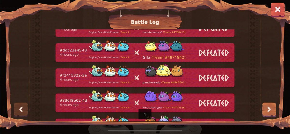 EngineOneGaming's tweet photo. RNGesus giving me meta Enemies. #HopeAll Two 5 straight LS for me. Can't help it. Just a poor guy.
#AxieCreator #AxieInfinity #AxieOrigins https://t.co/x39yddbFKH