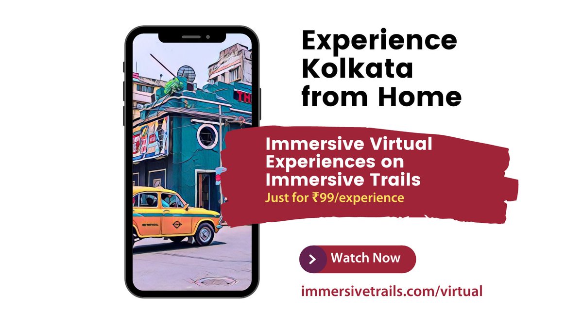 immersivetrails's tweet photo. In this hot Summer, stay away from the heat and experience #Kolkata virtually from the comfort of your homes through our immersive virtual experiences.
Explore on https://t.co/Qcw3YzALJR
#ImmersiveTrails #VirtualExperiences #VirtualTrail #Kolkata #Bengal #HeritageTrail https://t.co/F10PltQpZR