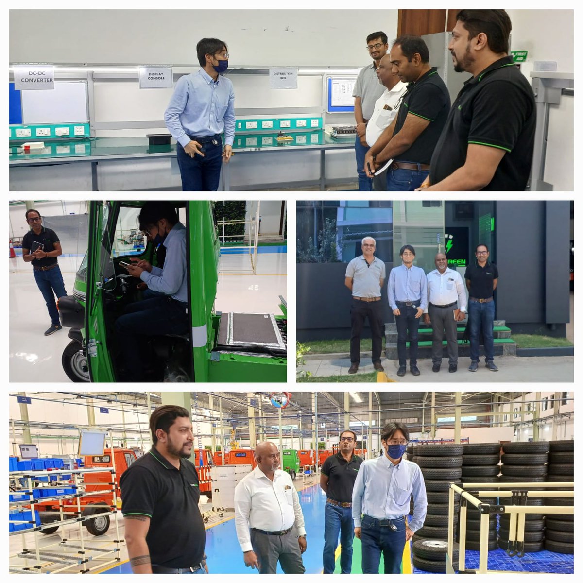 AltigreenL's tweet photo. Today, MBSI CEO Mr Venkatesh and MD Mr Nakao Hiroshi visited our office, warehouse, and manufacturing facility.
Learn more about it at https://t.co/ATziJGCaIv
#bijlihoonmain #goelectric #electricvehicle #ev #AltigreenEV #evindia #manufacturing #plant https://t.co/PpCtzoqZOn