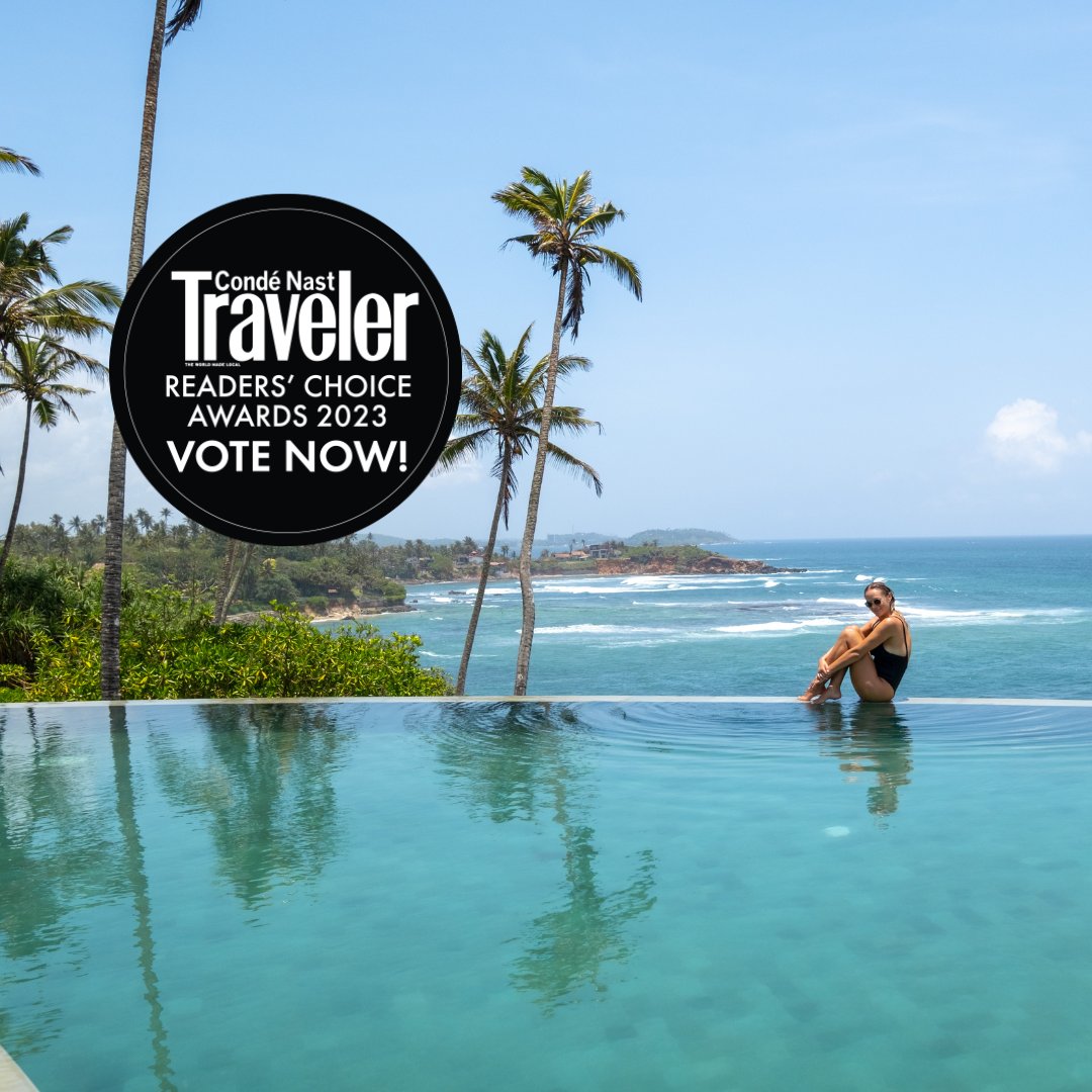 Resplendentcy's tweet photo. Our three resorts - Cape Weligama, Ceylon Tea Trails and Wild Coast Tented Lodge - have been included in Condé Nast Traveler's Readers’ Choice Awards 2023, in the ‘resorts’ category where voting is currently open.

Click here to vote https://t.co/TkIhTG6Sxl https://t.co/7oPlv502QF