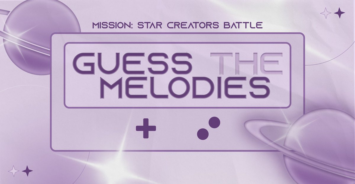 _StarIsBorn's tweet photo. ㅤㅤㅤㅤㅤ
Mission: Star Creators Battle ‘Guess the Melodies’
ㅤㅤㅤㅤㅤ https://t.co/NXjs6h2Wl9