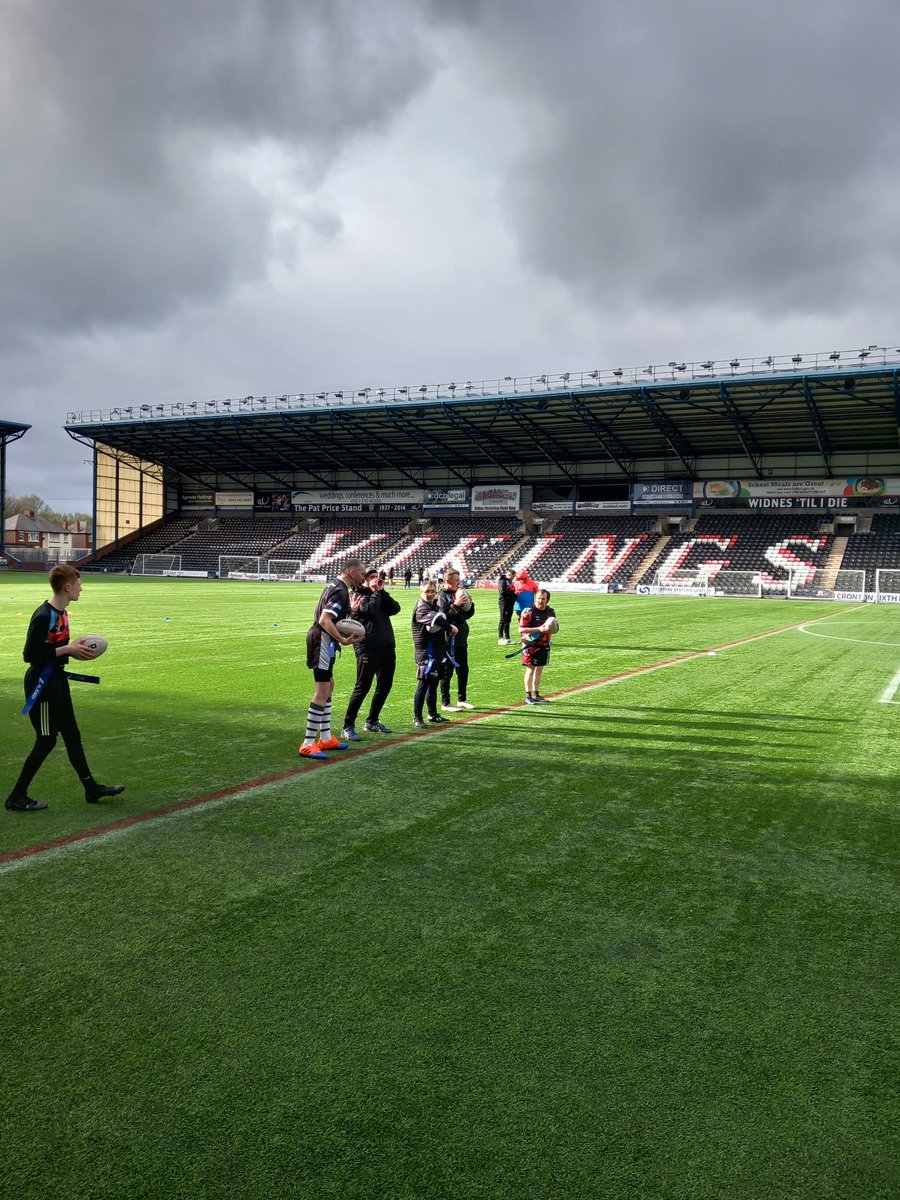 BalanceCareSL's tweet photo. M really enjoyed his invitation to play rugby at the Widnes Vikings stadium! What a day!  #SupportedLiving #Care #CelebratingSocialCare https://t.co/9wo2cNFx7N