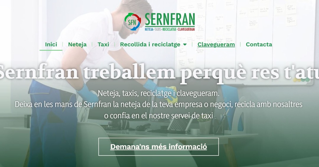 Inforber's tweet photo. Nova web Sernfran Cerdanya SL.

👉 https://t.co/2Jfd4rSZnj

L’empresa Sernfran Cerdanya fou creada el 1989 per la família Rodríguez Sirvent. Els primers serveis que va oferir van ser el servei de taxi i el de recollida d’escombraries. https://t.co/IX0tw9uFXL