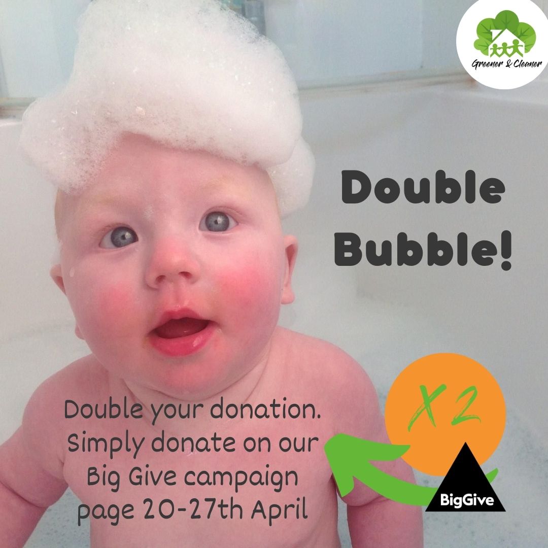 GreenercleanerB's tweet photo. Can you help us raise £2,500 in a week???
We're really excited to have been chosen for @BigGive starting today 20th-27th April. Any donation you make in this time is DOUBLED and we'd really love your support! Donate on our dedicated campaign page here: https://t.co/RZdcq308zU https://t.co/ISS1Q6NvXD