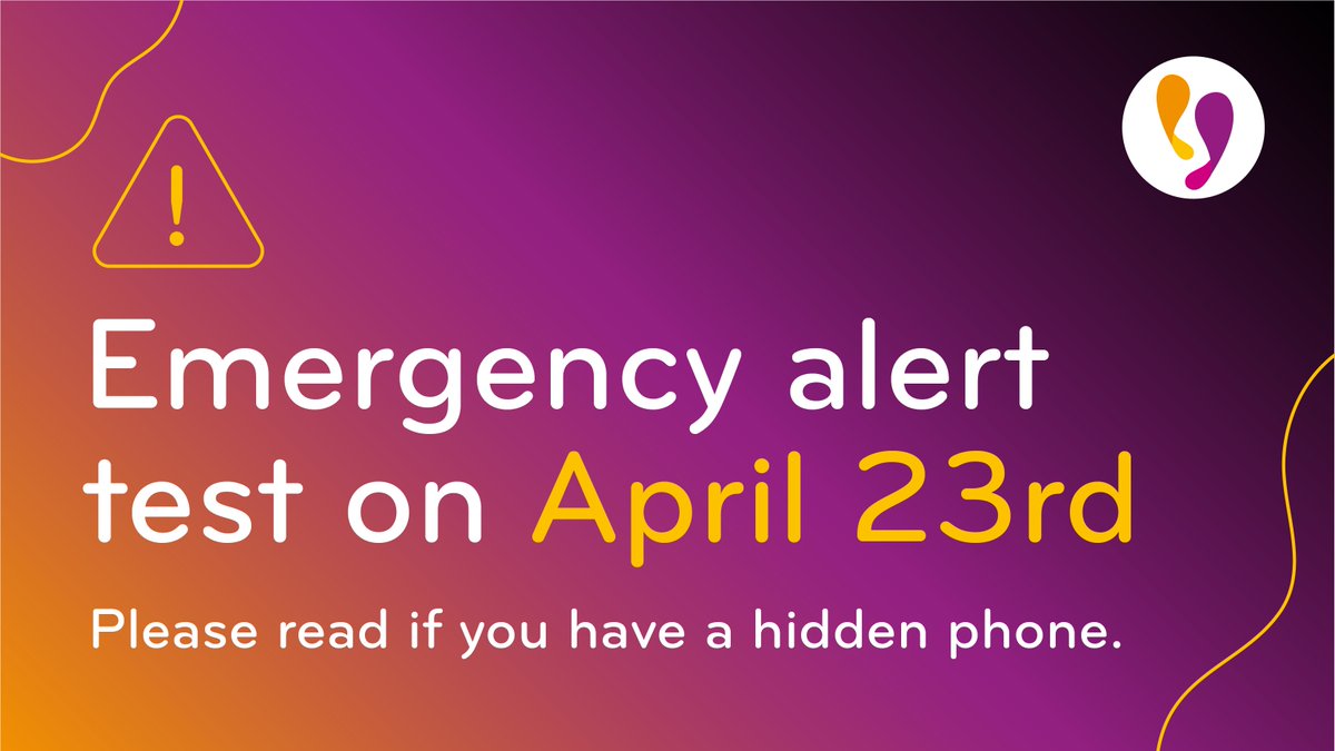LiveFearFree's tweet photo. ⚠️IMPORTANT⚠️

On April 23, all UK phones will receive an emergency alert from the UK Government.

If you have a hidden phone, it could be at risk of being discovered, even if it's on silent or 'do not disturb'.

Find out how to turn the alert off: https://t.co/LZmBhZUeNx https://t.co/bCegjXHeJI