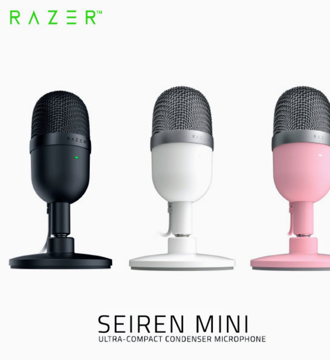 gajiro15's tweet photo. さぁ、今日は💩を踏んでしまったという事で､､､運だめし企画🎁💝🎁💝

Razer Seiren Mini スーパーカーディオイド集音 コンパクト USBマイク

＠gajiro15 
＠mochikichi33 
4月23日23時59分締め切り
フォロー&amp;リツイート　1名様
お好きな色選んでね！ https://t.co/etpVdaepaU