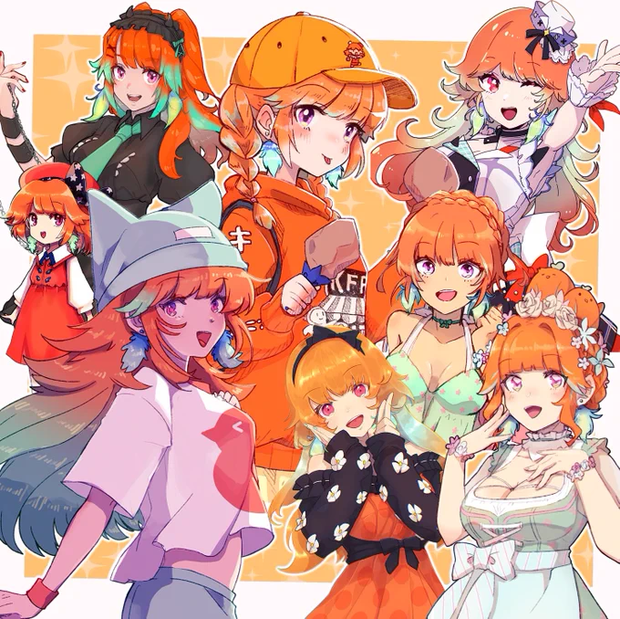 #再掲したらフォロワーが増えるらしいMy Oshi キアラちゃん集合!! 