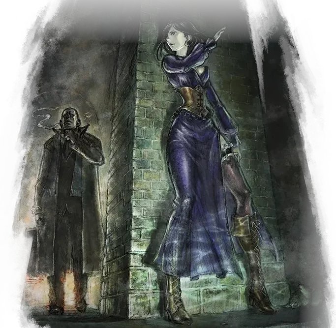 Pelogsan's tweet photo. I FINALLY started Octopath Traveler 2 and ofc i l knew exactly who i wanted to choose as my primary character. Throné is a fricking beautiful badass queen 💜 https://t.co/9xfclI0sGB