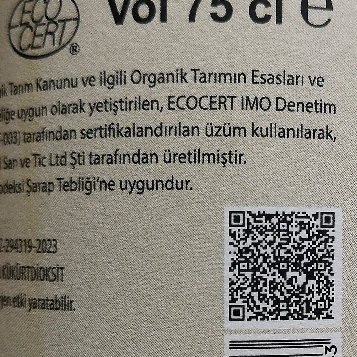 Each bottle is unique. Know what you're drinking.