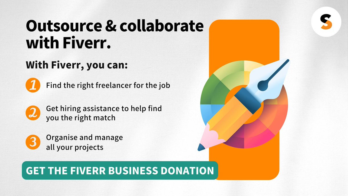 TechSoupSAfrica's tweet photo. Save time by outsourcing and collaborating. Find the best and most affordable freelance service providers on Fivver. 😎
Get the Fiverr Business donation: https://t.co/kGyTr5afX4
#Fiverr #FiverrBusiness #TechSoupProducts #TechforNonprofits #TechSoupinSouthernAfrica https://t.co/ZEKtACJ09M
