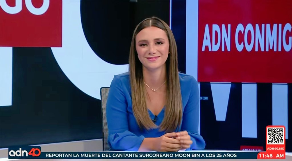 kevinlozanod's tweet photo. @vaitiaremateos Mitad de semana y viendo a la mejor conductora de noticias en su segunda emisión del día. PD Felicidades por tu nueva sección en #AdnConmigo 💙 https://t.co/7z3Ider2K7