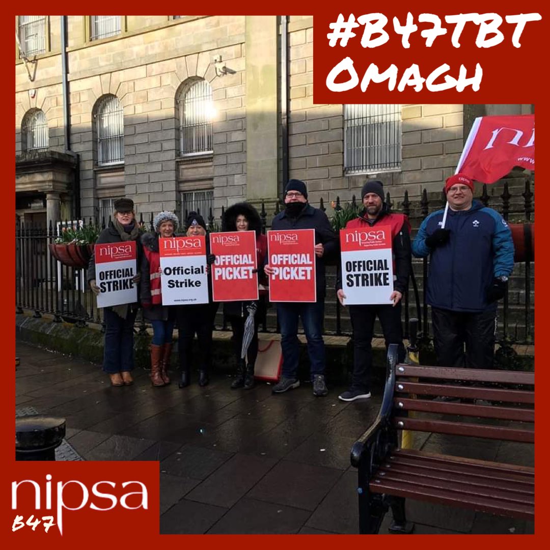 NIPSA_B47's tweet photo. Omagh 2020 🚩 #NICSStrikeApril26 ⚡️ #WeWontBeLeftBehind ✊ #OneBigUnion ❤️🤍 #B47TBT #ThrowbackThursday #TBT https://t.co/UJn4Me6EjX