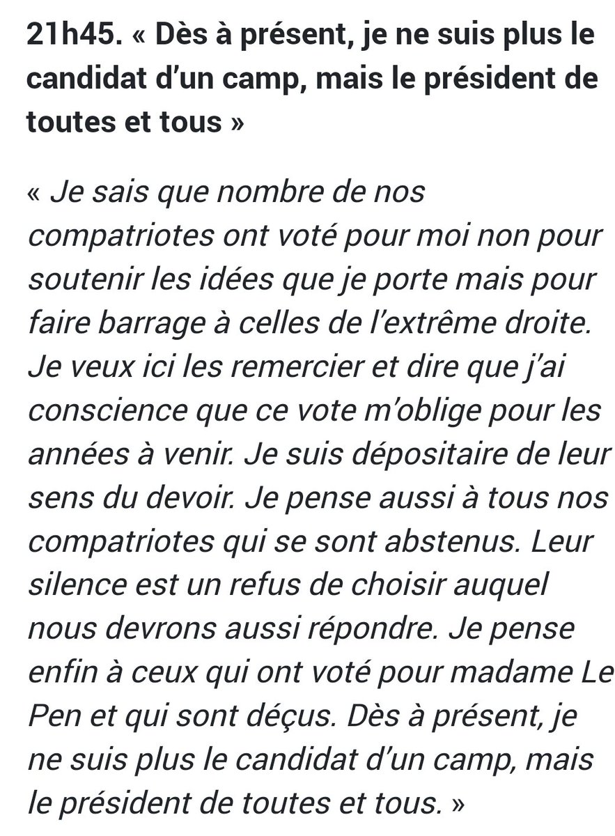 AnneMarie45200's tweet photo. @Lycrem2 Unir les français 🤣🤣🤣🤣
Il est aussi "bon" comme en 2018 "qu'il vienne me chercher". Quand la maison commence à brûler, il s'en va à l'étranger "courage... Fuyons"
Relisez ses paroles du soir de sa réélection. Conclusion : chassez le naturel il revient au galop https://t.co/EPHh4WwVe8