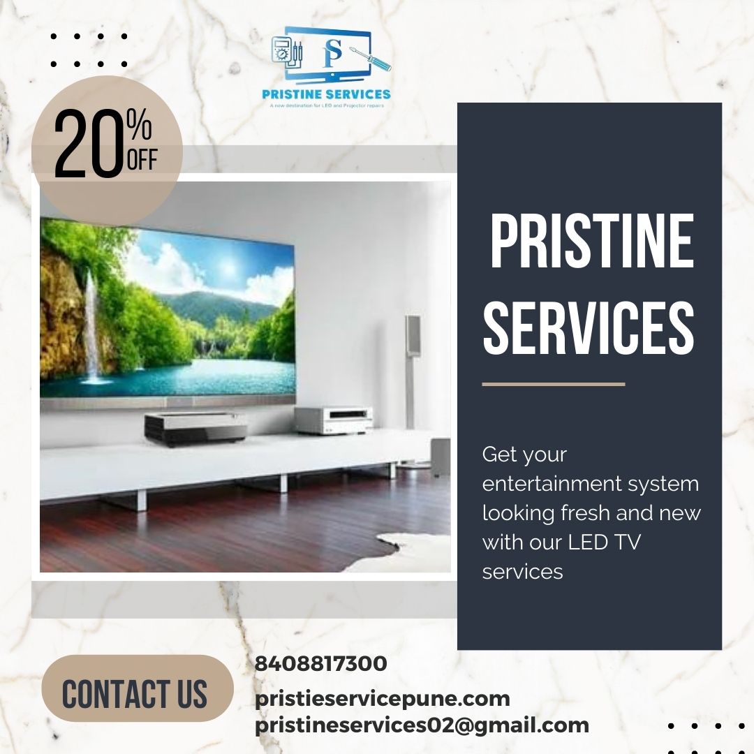 PristineServic5's tweet photo. Are you tired of watching your favourite shows on a TV that is outdated,  or malfunctioning? It's time to give your entertainment system a fresh and new look with the help of Pristine Services. 
For More Details visit:- https://t.co/cAb7BRBNHN
Call  8408817300
#LEDTvrepair https://t.co/viXpzWaQVL