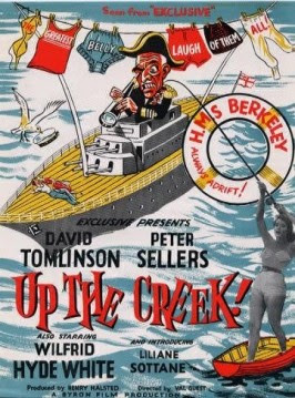 daveainsworth63's tweet photo. Film of the day - Up The Creek (1958) Very good comedy starring Peter Sellers, David Tomlinson, Wilfred Hyde-White, Lionel Jeffries, Vera Day and Sam Kydd @TalkingPicsTV 9.30am this morning #PeterSellers #LiomelJeffries #VersDay #SamKydd https://t.co/bSqBLQVr6y