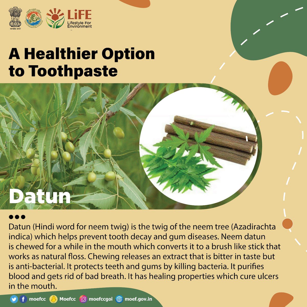 drmsdah's tweet photo. #Datun a Healthier option to Toothpaste!  #ChooseLiFE #MissionLiFE https://t.co/qg891tGmMV