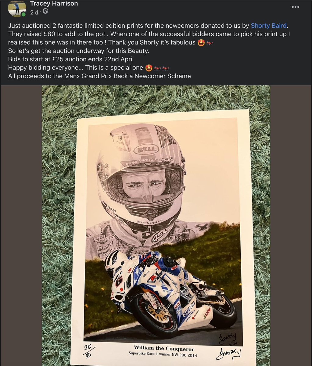 TraceysPics's tweet photo. Pop over to Facebook if you would like to bid on this... Current bid is £50 #backanewcomer https://t.co/3Go2tyOKdi