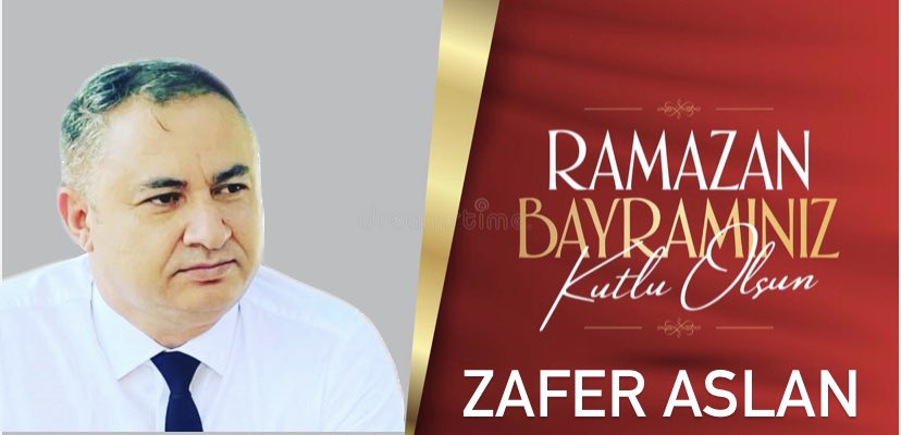 Ramazan Bayramının tüm insanlığa, huzur, sağlık, mutluluk getirmesini diler, #Ramazan Bayramınızı en içten duygularımla kutlar, sevgi ve saygılarımı sunarım.

Zafer Aslan