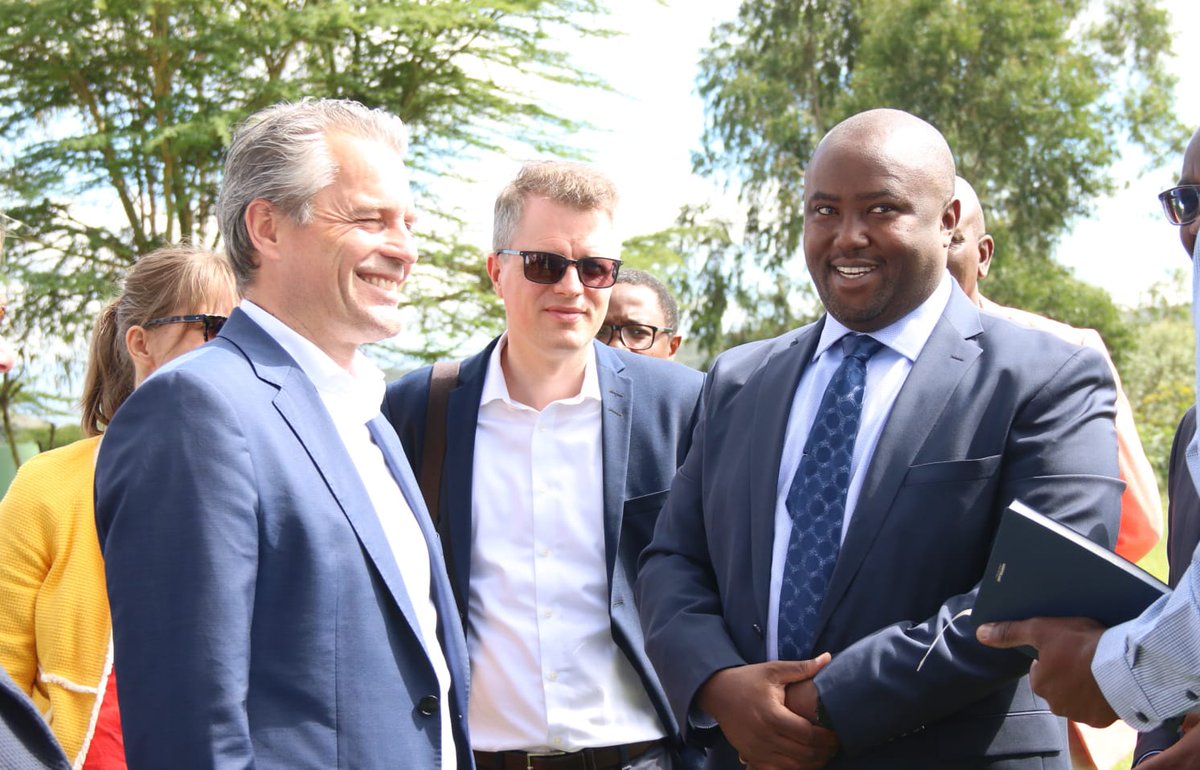 AlexKWachira's tweet photo. Plans to host the German chancellor at Olkaria early next month are in high gear. This morning, we hosted a team from the Federal Foreign Office led by Mr. Felix Schwarz, the Deputy Chief of Protocol on a tour of the site. 🇰🇪🇩🇪 https://t.co/rDLZt86EMP