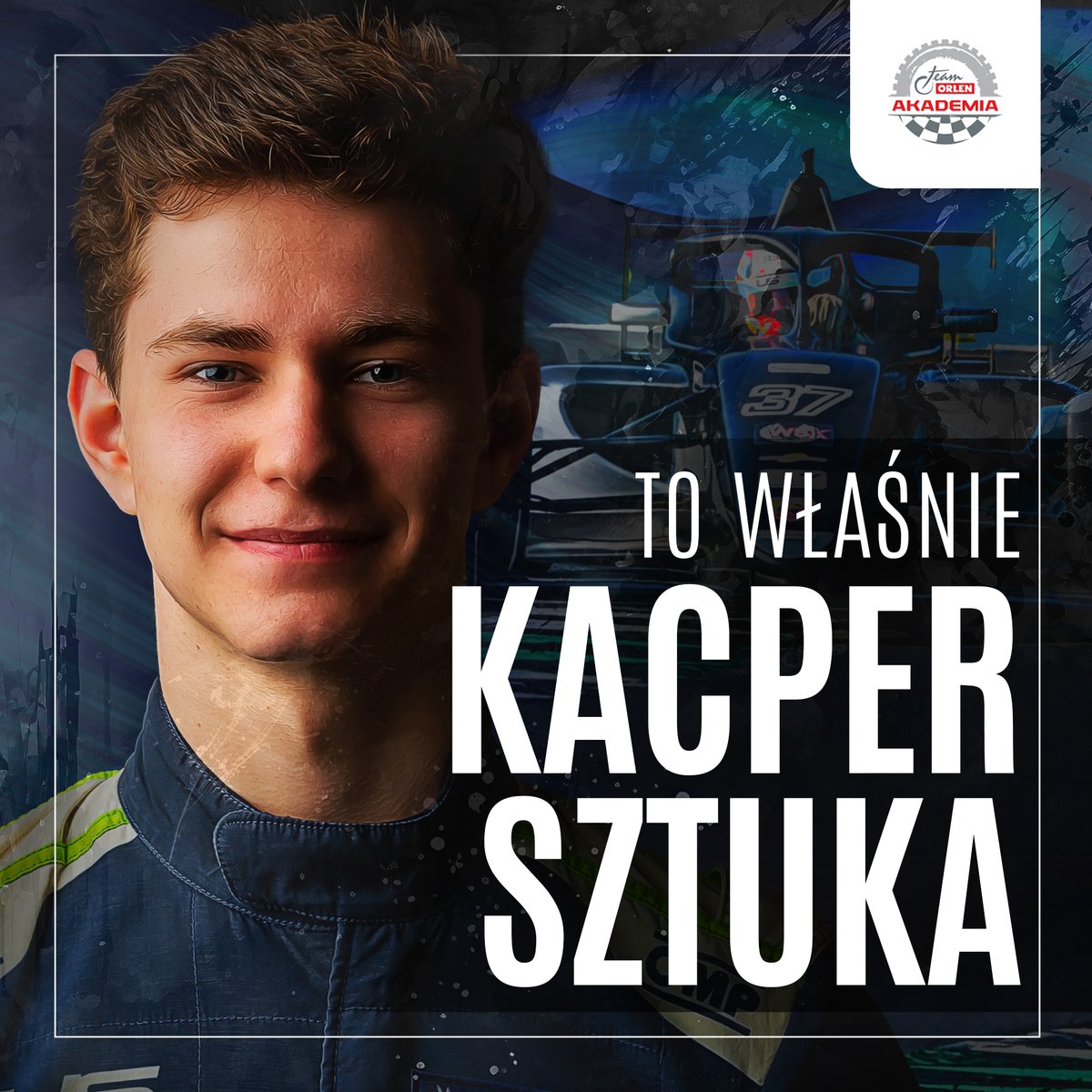 TeamORLEN's tweet image. To właśnie @Kacper_Sztuka! Utalentowany kierowca dołącza do Akademii ORLEN Team. @PKN_ORLEN wesprze go w drodze po sportowe marzenia. Pierwszy przystanek już w ten weekend na Imoli. Przed nami początek sezonu #ItalianF4. Trzymamy kciuki, Kacper! 🙌