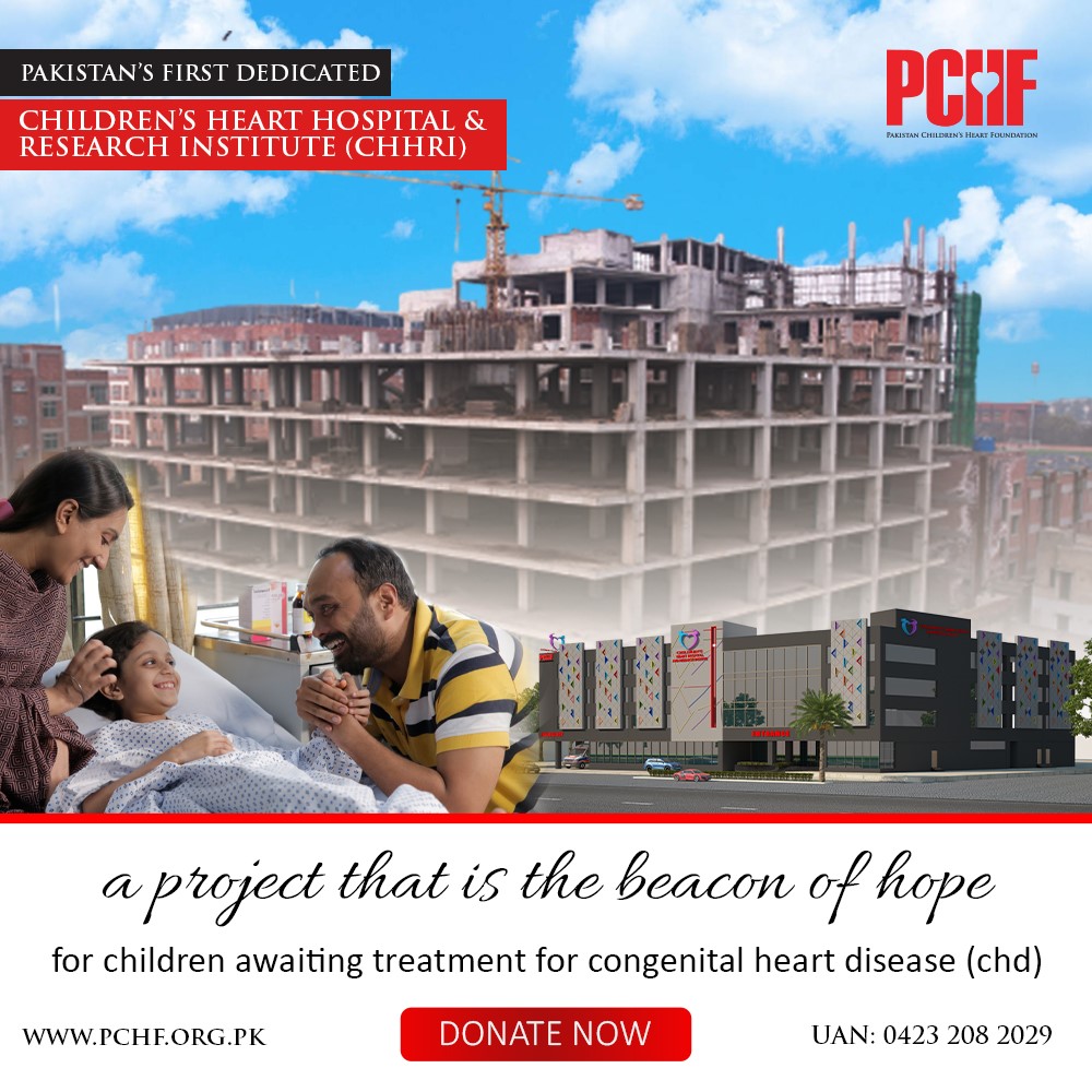 CHDHospital's tweet photo. In these last few days of #Ramadan, you have the opportunity to not only give #Zakat for child heart treatment but also #donate towards our flagship project, #CHHRI, one that will pave the way to a normal life for children born with #CHD.
@captainmisbahpk @SaminaSays #PCHF https://t.co/OFHaUf9LCl