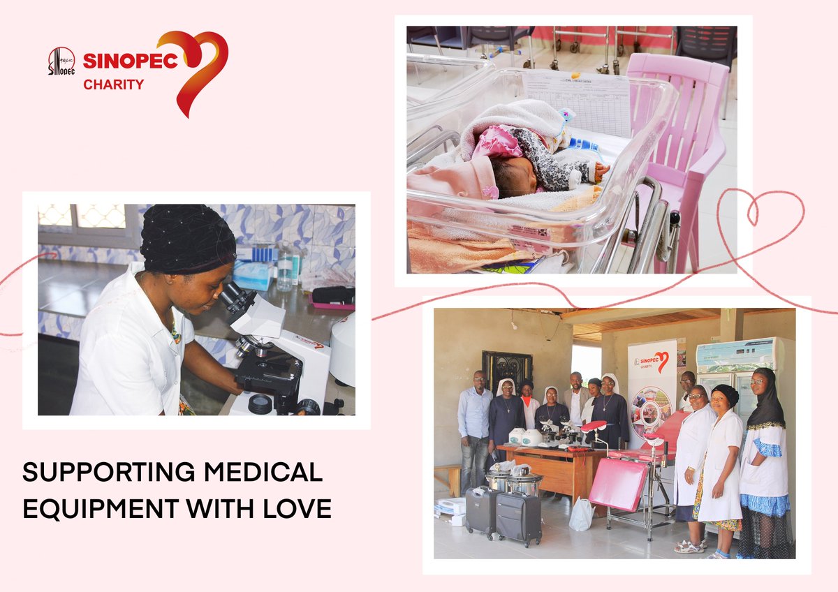 Sinopec on Twitter "The Malantouen Health Center recently received medical equipment donated by