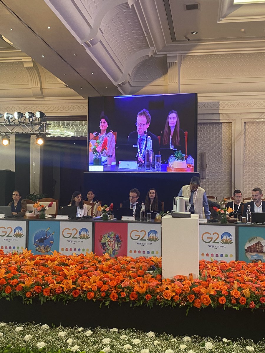 Very honored to have the opportunity to address the #G20India on Climate  change and health.<a href="/WHO/">World Health Organization (WHO)</a> <a href="/ADB_HQ/">Asian Development Bank</a> <a href="/MoHFW_INDIA/">Ministry of Health</a> <a href="/mansukhmandviya/">Dr Mansukh Mandaviya</a> <a href="/HCWHGlobal/">HCWH - Global</a> <a href="/FCDOGovUK/">Foreign, Commonwealth & Development Office</a> <a href="/WHOSEARO/">World Health Organization South-East Asia</a>