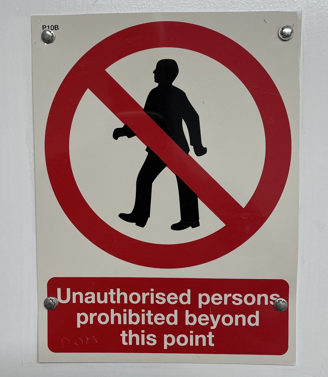 this person is unauthorised because they walk with empty yet cupped hands