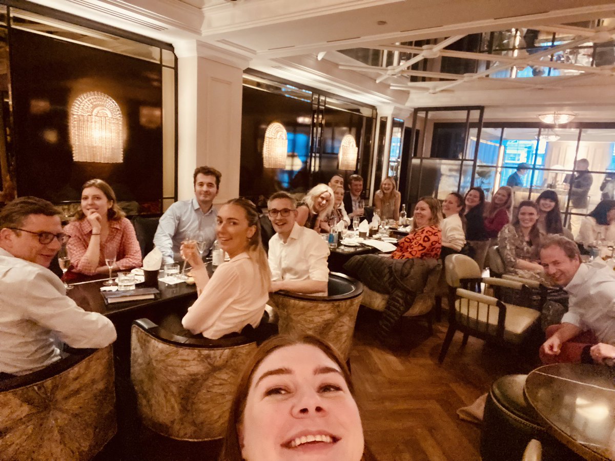 MissJoEdwards's tweet photo. When the team has become too big for a selfie…

Lovely night out @TheMayfairTH to celebrate @DickonCeadel’s promotion to partnership &amp; the joining of Amy &amp; Olivia. Truly blessed to have such a fab team @ForstersFamily (&amp; fab alumni paralegals now flourishing at the Bar) #nextgen https://t.co/ix8FtnNjbQ