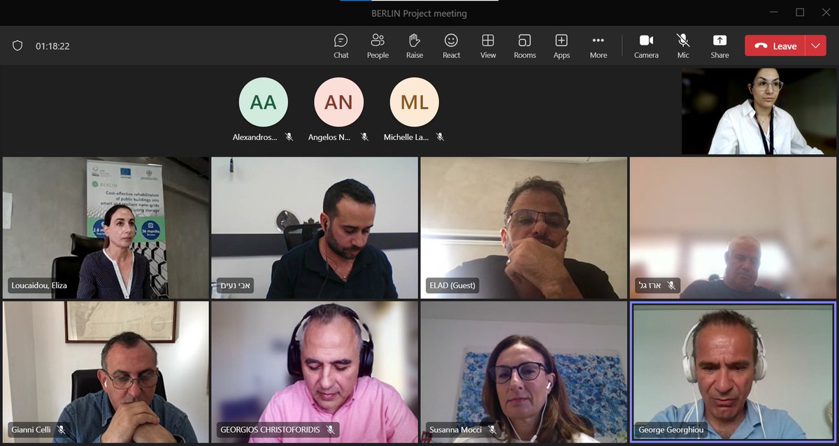 ⚡️BERLIN partners re-united for another online progress call &amp; discussed:
🟢the latest project developments in each country
🟢the final meeting arrangements in Eilat 🇮🇱 
#StayTuned for more interesting updates in the upcoming days‼️