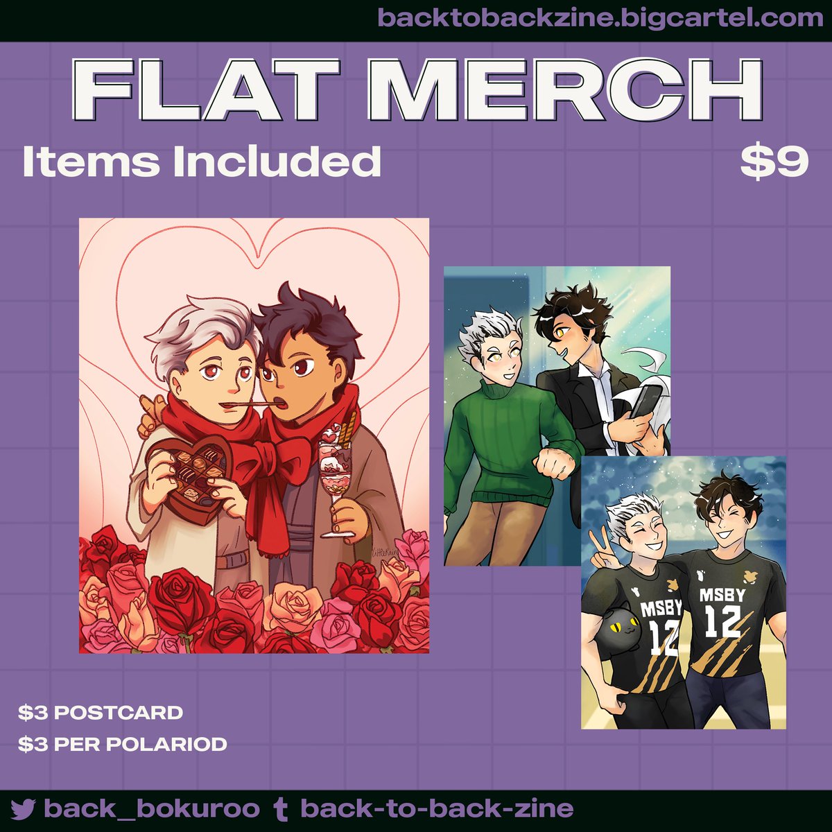 Back to Back: Bokuroo Zine tweet media
