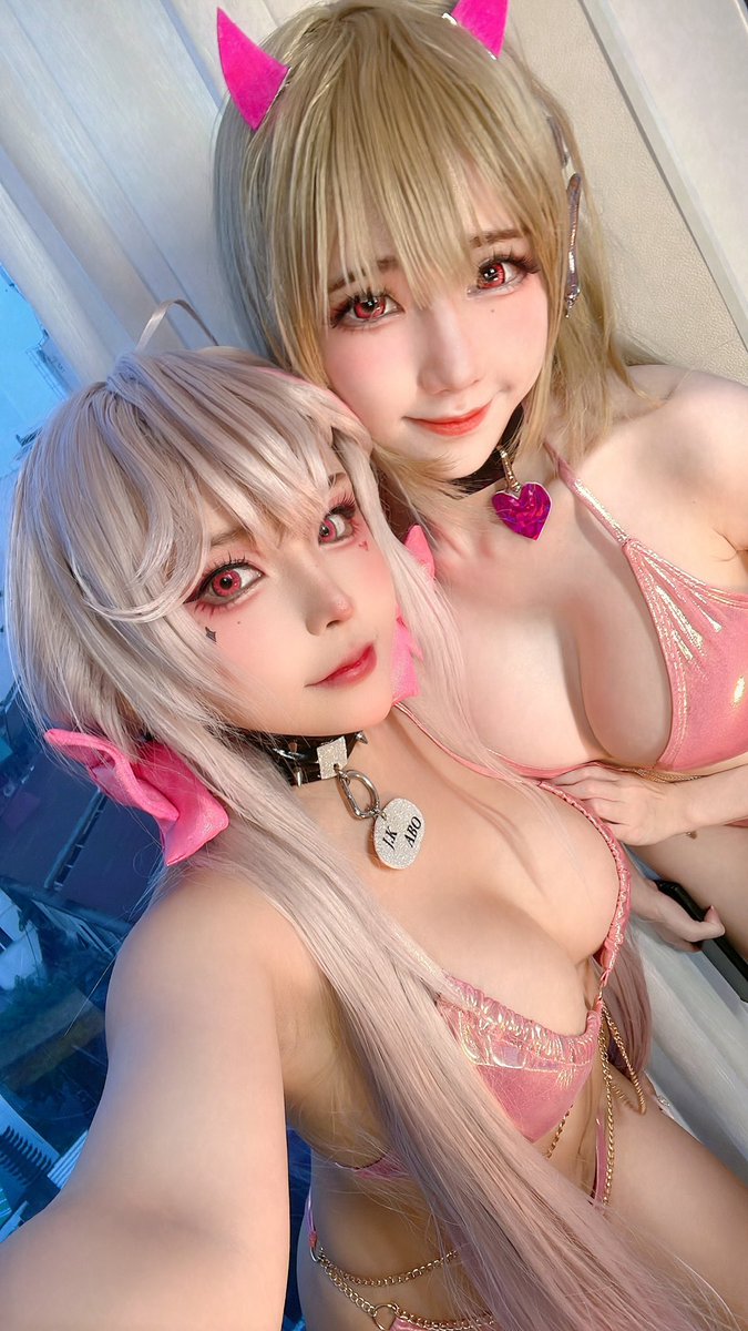 Viper x Jackal collab with cutie @iamdorasnow  ❤️❤️❤️ the set super hot 🔥🔥 I can’t wait to release it , she so cute and fun 😘. I miss you already 🥰
#NIKKE 
#cosplay
#goddessofvictory https://t.co/4j7KFwNCI1